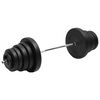 vidaXL v&aelig;gtstang med skiver 90 kg
