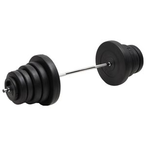 vidaXL v&aelig;gtstang med skiver 90 kg