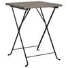 vidaXL foldbart bistrobord 55x54x71 cm polyrattan gr&aring;