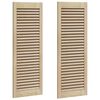 vidaXL Skabsd&oslash;r 2 pcs Naturfarvet 110 x 2,1 x 39,5 cm Massiv fyrretr&aelig;