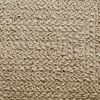 vidaXL gulvt&aelig;ppe ZIZUR beige 120x120cm jute-look indend&oslash;rs og udend&oslash;rs