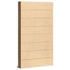 vidaXL reol 102x23x177,5 cm konstrueret tr&aelig; brun egetr&aelig;sfarve