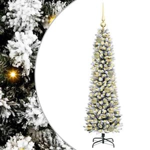 vidaXL Kunstigt juletr&aelig; Hvid 120 cm PVC og metal og plast