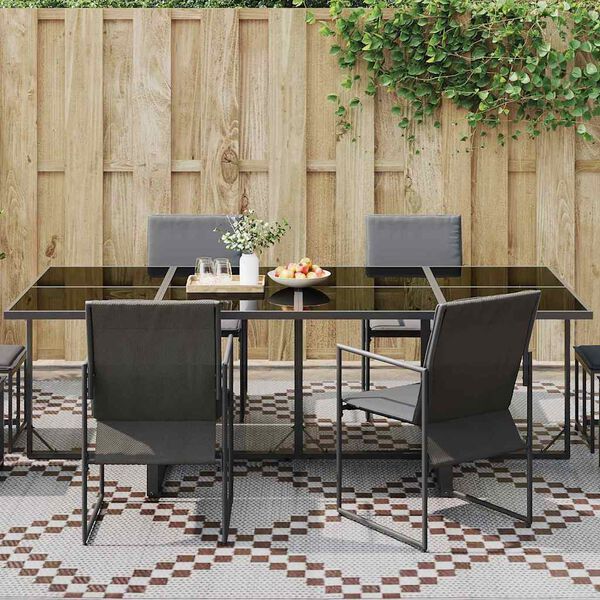 vidaXL Udendørs tæppe ARAKIL Brun og hvid 300 x 400 cm PP