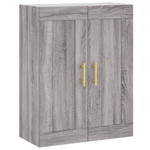 vidaXL v&aelig;gskab 69,5x34x90 cm konstrueret tr&aelig; gr&aring; sonoma-eg