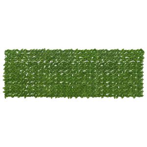 vidaXL Altanscreen med blade Gr&oslash;n og Gul 300 x 100 cm