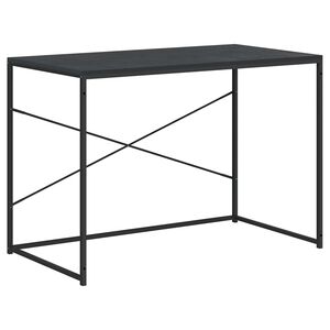 vidaXL computerbord 110x60x70 cm konstrueret tr&aelig; sort