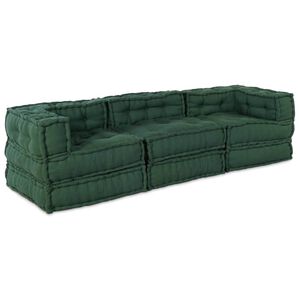 vidaXL Modulssofa Enhed Stof Gr&oslash;n 210 x 70 x 56 cm