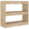 vidaXL bogreol/rumdeler 80x30x72 cm sonoma-eg