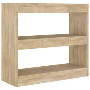 vidaXL bogreol/rumdeler 80x30x72 cm sonoma-eg