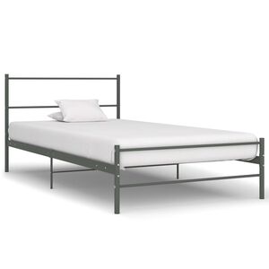 vidaXL sengestel 90 x 200 cm metal gr&aring;