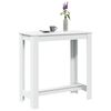 vidaXL barbord 102x50x103,5 cm konstrueret tr&aelig; hvid