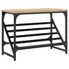 vidaXL skoreol 60x30x45 cm konstrueret tr&aelig; sonoma-eg