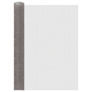 vidaXL Netsk&aelig;rm 100 x 1000 cm 3 Mesh Rustfrit st&aring;l 201 S&oslash;lv