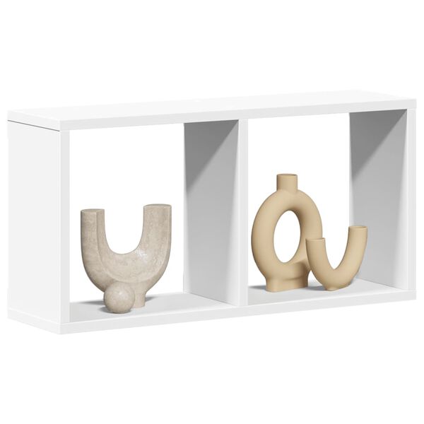 vidaXL v&aelig;gskab 60x16x30 cm konstrueret tr&aelig; hvid