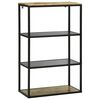 vidaXL Bogreol 70 x 35 x 110 cm Massivt mangotr&aelig;