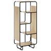 vidaXL Highboard Sonoma-eg 60 x 37.5 x 144 cm Konstrueret tr&aelig;