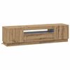 vidaXL LED TV-skab Artisan-eg Konstrueret tr&aelig;