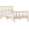 vidaXL sengeramme 90x200 cm massivt tr&aelig;