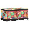 vidaXL sofabord 90x50x40 cm massivt mangotr&aelig; flerfarvet
