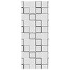 vidaXL Bruserullegardin 100x240 cm Stofbredde 96 cm