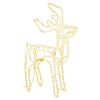 vidaXL rensdyr julefigur 76x42x87 cm varmt hvidt lys