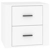 vidaXL sengebord 50x39x47 cm hvid