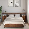 vidaXL sengeborde 2 stk. 41x31x80 cm konstrueret tr&aelig; antikt tr&aelig;look