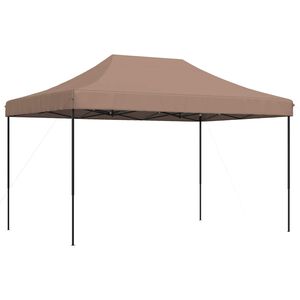 vidaXL Party Tent 292 x 440 x 315 cm Brun Oxford stof