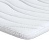 vidaXL Madras topper 180 x 200 cm tyk Strikket stof Hvid