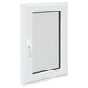 vidaXL K&aelig;ldervindue RISOR 60 x 90 cm PVC og glas Hvid