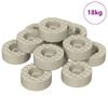 vidaXL Stol ben gulvbeskyttere 18000 stk. Transparent &Oslash; 15 x 16 mm PVC