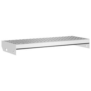vidaXL trappetrin 60x24x7 cm trinrist galvaniseret st&aring;l
