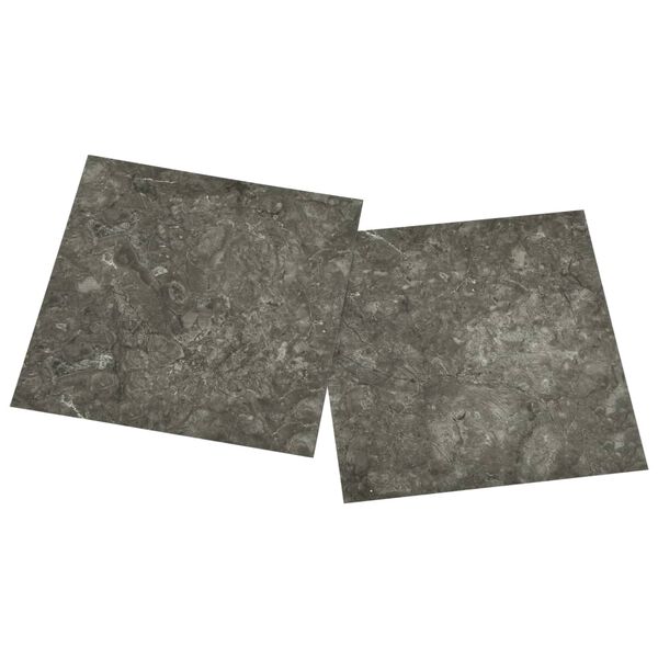 vidaXL selvklæbende gulvbrædder 55 stk. 5,11 m² PVC grå