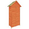 vidaXL redskabsskur til haven 89x52,5x175 cm massivt fyrretr&aelig; brun