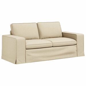 vidaXL Sofa Creme 182 x 80 x 82 cm Stof