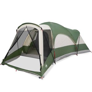 vidaXL 8-personers campingtelt vandt&aelig;t gr&oslash;n