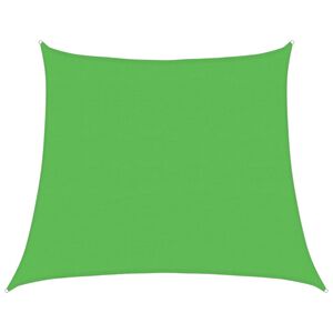 vidaXL solsejl 4/5x4 m 160 g/m&sup2; HDPE lysegr&oslash;n