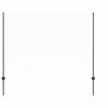 vidaXL Sekskantet hegn med stolpe 50 x 1,5 m PVC-belagt st&aring;l Gr&aring; Mesh