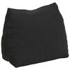 vidaXL Rygpude Sort 45 x 20 x 35 cm Velourstof