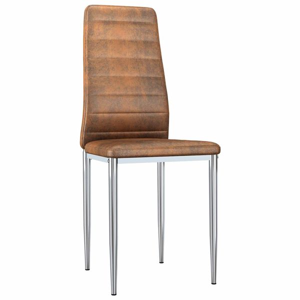 vidaXL Spisestole 2 pcs Brun 41,5 x 48 x 99 cm