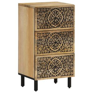 vidaXL skab 40x33x75 cm massivt mangotr&aelig;