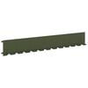 vidaXL Pl&aelig;nekant 10 pcs 102 x 15 x 4 cm St&aring;l Olivengr&oslash;n