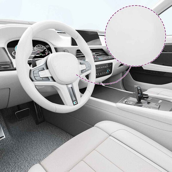 vidaXL bilfolier 2 stk. 100x150 cm + 50x150 cm 4D hvid