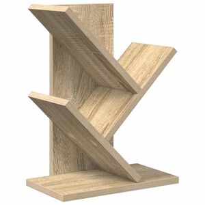 vidaXL Tr&aelig;bogreol 3-lags 30 x 18 x 40 cm Konstrueret tr&aelig; Sonoma-eg