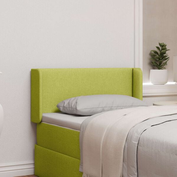 vidaXL Hovedg&aelig;rde&oslash;re Gr&aring; 80 x 16 x 4 cm Stof