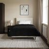 vidaXL Hel&aring;rs dyne Sort 155 x 200 cm Mikrofiber og Teddy fleece