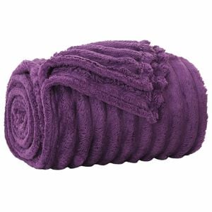 vidaXL T&aelig;ppe Lilla 150 x 130 cm 0.51 kg Fleece