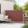 vidaXL sidemarkise til terrasse 160x300 cm brun