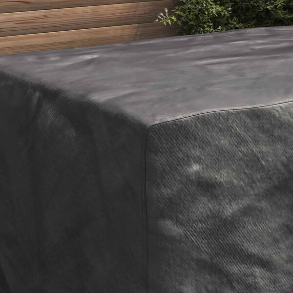 vidaXL M&oslash;belbetr&aelig;k Ensfarvet Sort 172 x 113 x 73 cm 210D